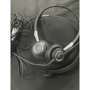 Jabra BIZ 2400 II USB Duo Headset w/ Inline Control & Case – Noise Canceling